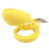 Silicone CB6000s Chastity Devices In Brown/Purple/Yellow