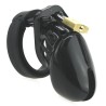 Silicone CB6000s Chastity Devices In Clear/Black/Blue