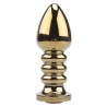 Screw Golden Anal Beads