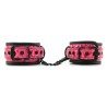 Diamond Patterned Sinful Wrist Cuffs