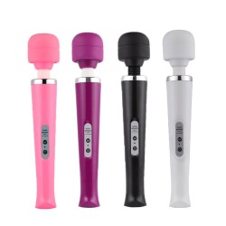 Rechargeable Magic Wand Massager - 10 Speeds
