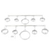 Plug Key Steel Cuffs and Collar Spreaders