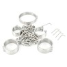 Stainless Steel collar handcuffs Wrist ankle Restraints