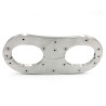 Unisex Stainless Steel Wrist Restraints with Padlock