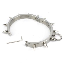 Male And Female Stainless Steel Spiked Dog Collars