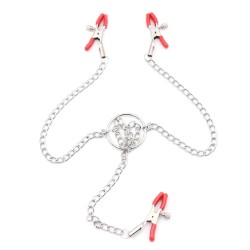Nipple Clamps and Clit Clamp with Chain