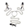 Nipple Clamps and Clit Clamp with Chain
