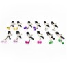 Nipple Clamps with Colorful Bell