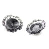 Black Nipple Pasties with Lace Overlay
