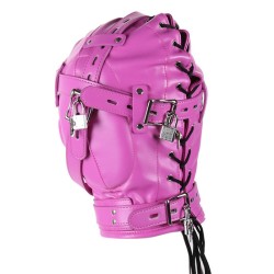 Premium Total Sensory Deprivation Leather Hood