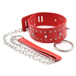 O Ring Neck Collar with Spikes