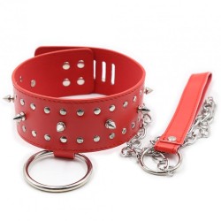 O Ring Neck Collar with Spikes