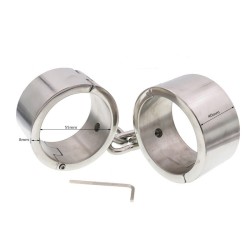 Bondage Stainless Steel Handcuffs For Male And Female