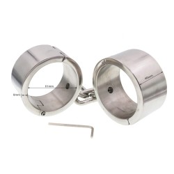 Bondage Stainless Steel Handcuffs For Male And Female