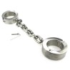 Super Heavy Bondage Ankle Cuffs With Chain - 4 KG
