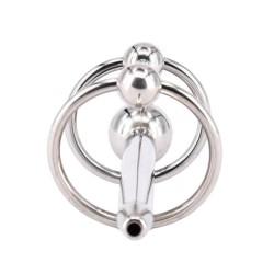 Through-Hole Princes Wand with Double Glans Ring