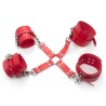 Locking Adjustable Wrist and Ankle Cuffs Set