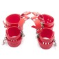 Locking Adjustable Wrist and Ankle Cuffs Set