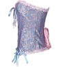 Multi-color Bandage Boned Corset Bustier For Women + G-string