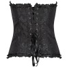 Multi-color Bandage Boned Corset Bustier For Women + G-string