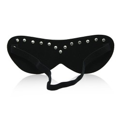 Black Leather Blindfold Mask