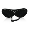 Black Leather Blindfold Mask