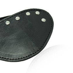Black Leather Blindfold Mask