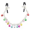 Ornament Adjustable Nipple Clamps with Bell Chain