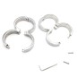 Single Hinge Bondage Handcuffs
