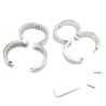 Single Hinge Bondage Handcuffs