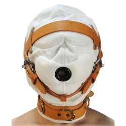Medical Fetish Padded Locking Hospital Restraint Hood
