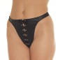 Leather Lace Up Thong