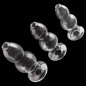 Crystal Calabash Shape Hollow Anal Plug Crystal Calabash Shape Hollow Anal Plug