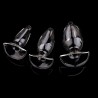 Glass Crystal Hollow Anal Trainer Butt Plug