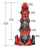 Red Devils Silicone 8.5" Horse Dick