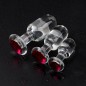Jewel Icicles Glass Butt Plugs Jewel Icicles Glass Butt Plugs