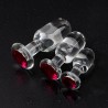 Jewel Icicles Glass Butt Plugs