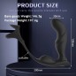 Black Whirlwind Vibrating Prostate Massager