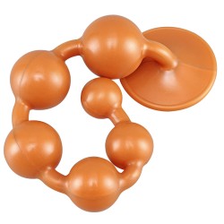 Overlength Liquid Silicone Round Beads Anal Plug