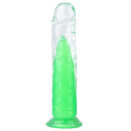 Jelly Dildo With Colors Core - No Ball