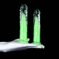 Jelly Dildo With Colors Core - No Ball