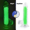 Glow Jelly Dildo With Mutiple Colors