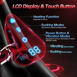 Powerful Sucking &amp; Vibrating Heating Masturbator