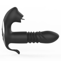 Licking &amp; Thrusting Strap-on Dildo