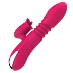 Licking &amp; Thrusting Rabbit Vibrator