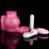 Mixed Color Vibrating Silicone Cock Sleeve