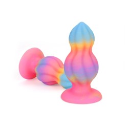 Luminous Mixed Color Butt Plug