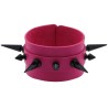 Tapered Stud Double Leather Bracelet