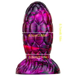 Mixed Color Dragon Egg Butt Plug
