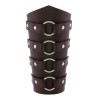 Waxed Cycling Round Ring Buckle Bracers